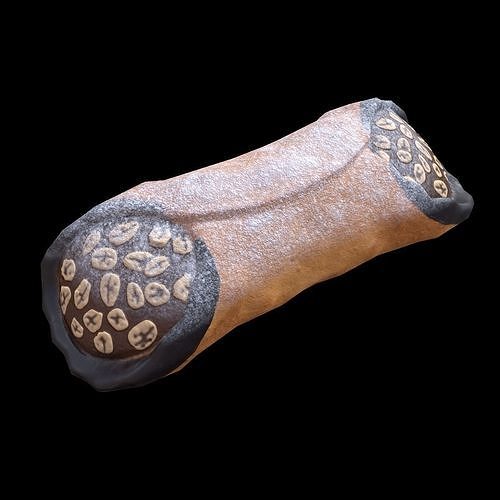 CannolisChocolate Low-poly 3D model