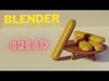 Blender - Handpainted bread - 02 3D model_1