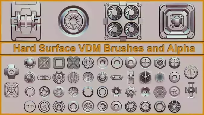 Hard Surface VDM Brushes and Alpha Vol 1