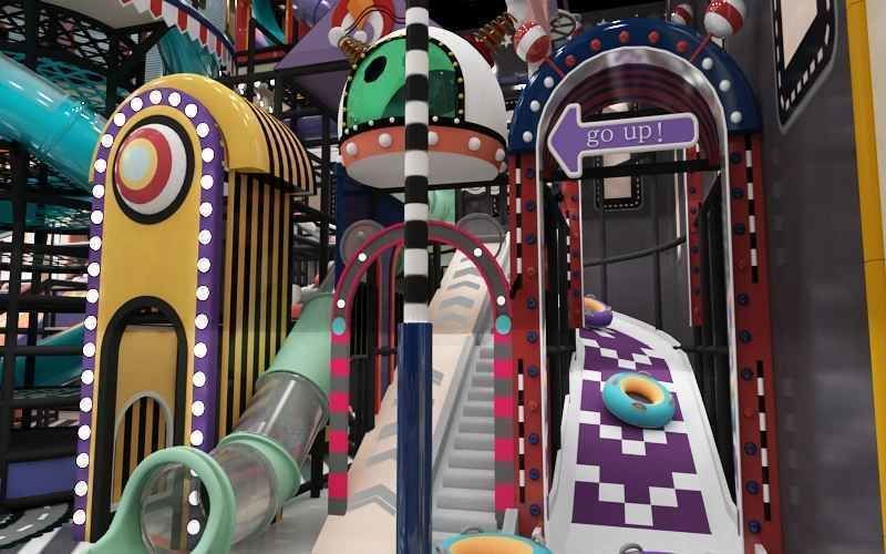 Indoor amusement park  Happy Castle Naughty Fort 3D model_6