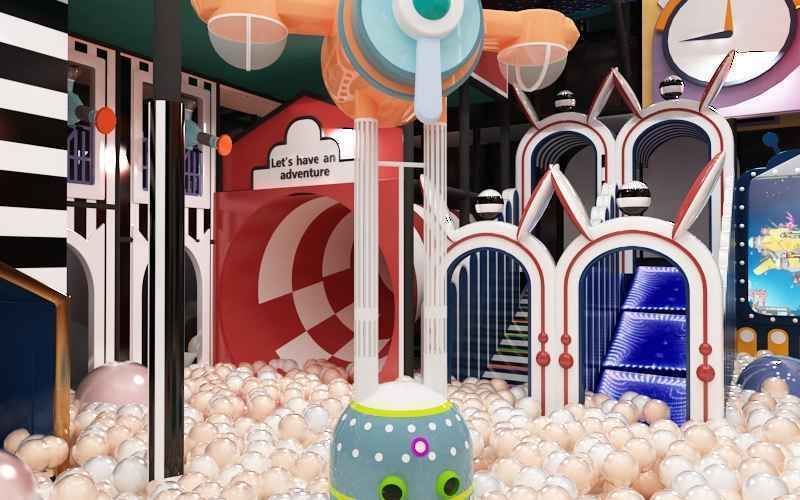Indoor amusement park  Happy Castle Naughty Fort 3D model_7