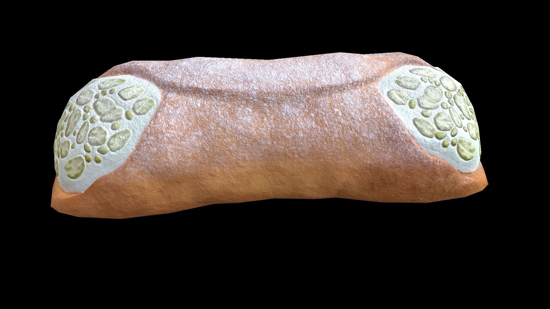 CannolisPistachio Low-poly 3D model_3