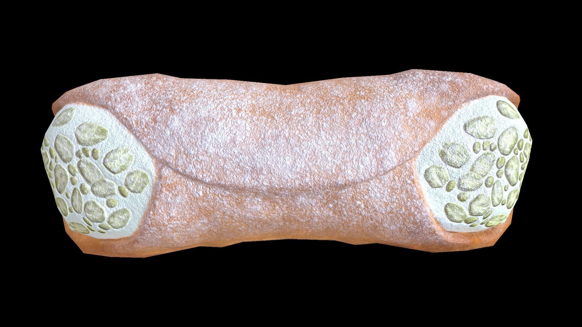 CannolisPistachio Low-poly 3D model_5