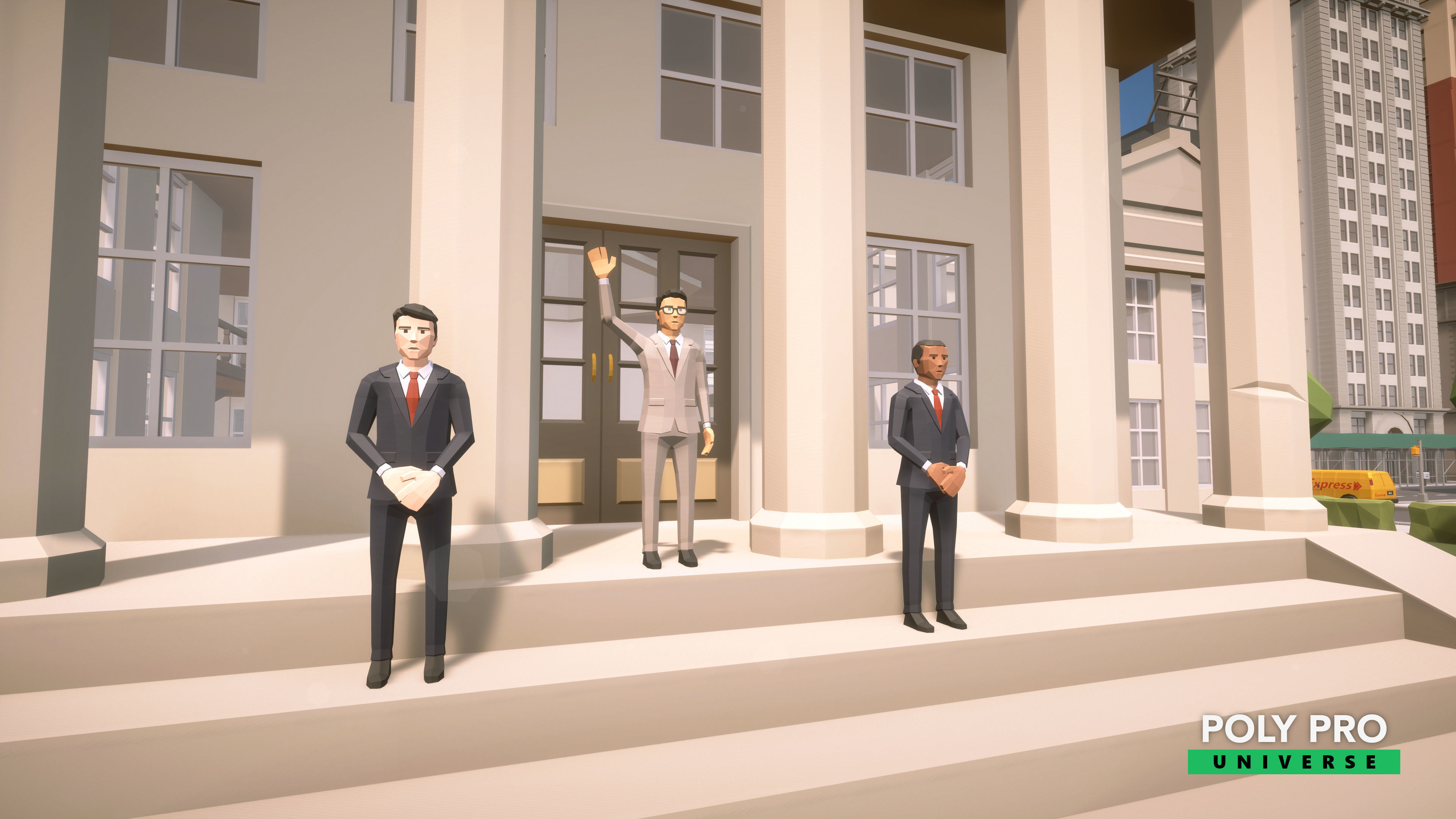 Poly Pro Universe - Low Poly City World Assets Low-poly 3D model_28