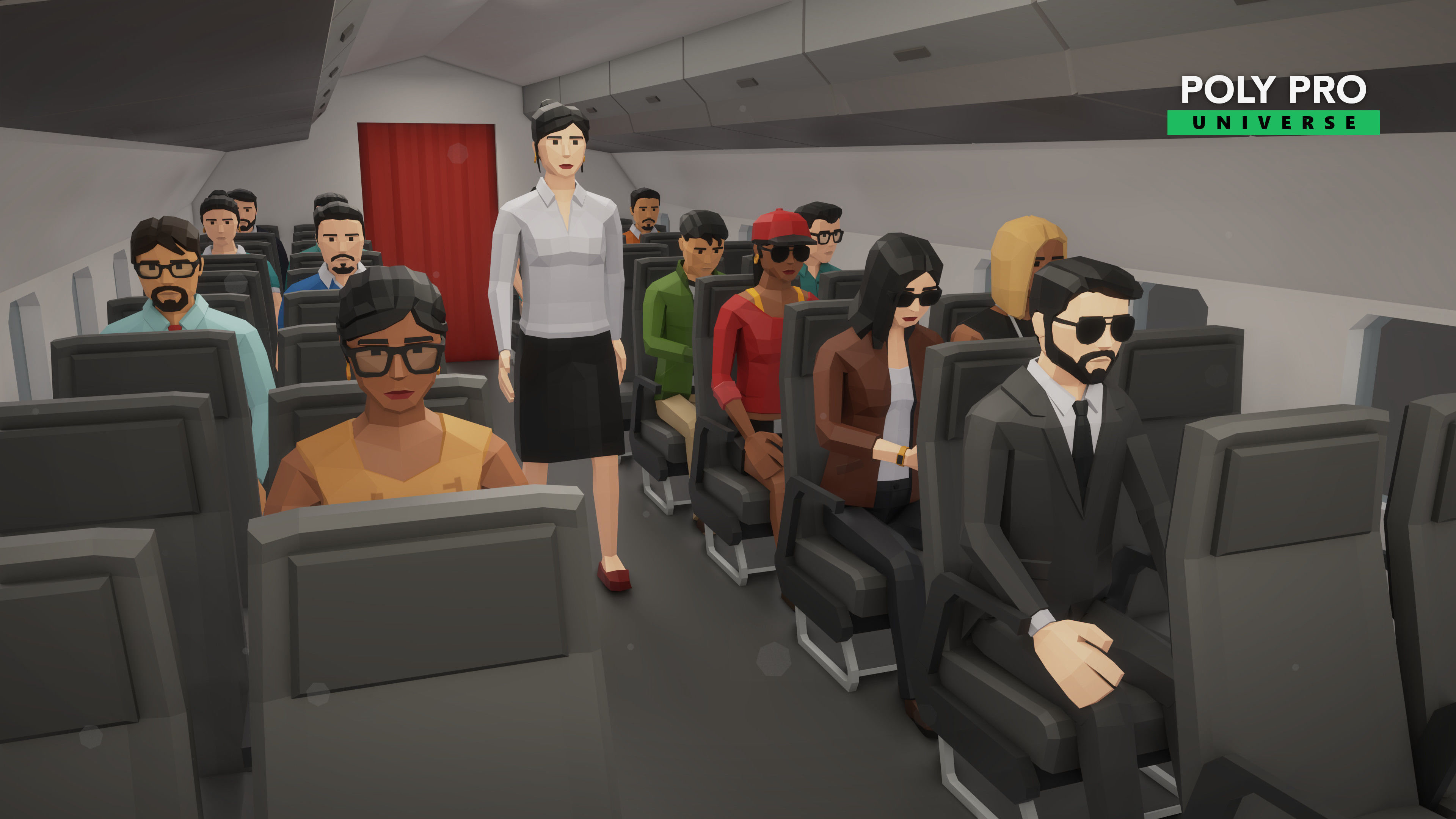 Poly Pro Universe - Low Poly City World Assets Low-poly 3D model_53