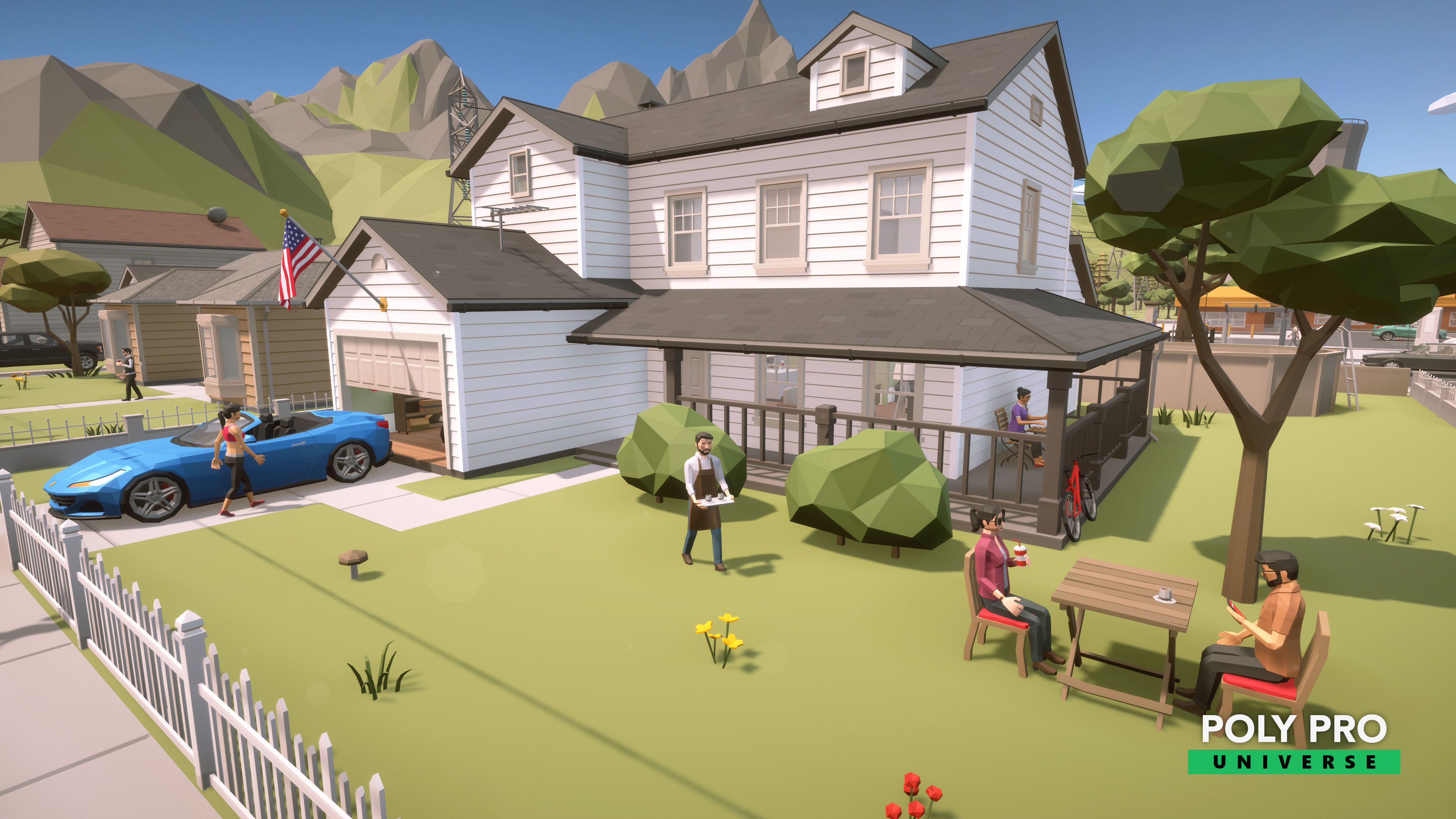 Poly Pro Universe - Low Poly City World Assets Low-poly 3D model_32