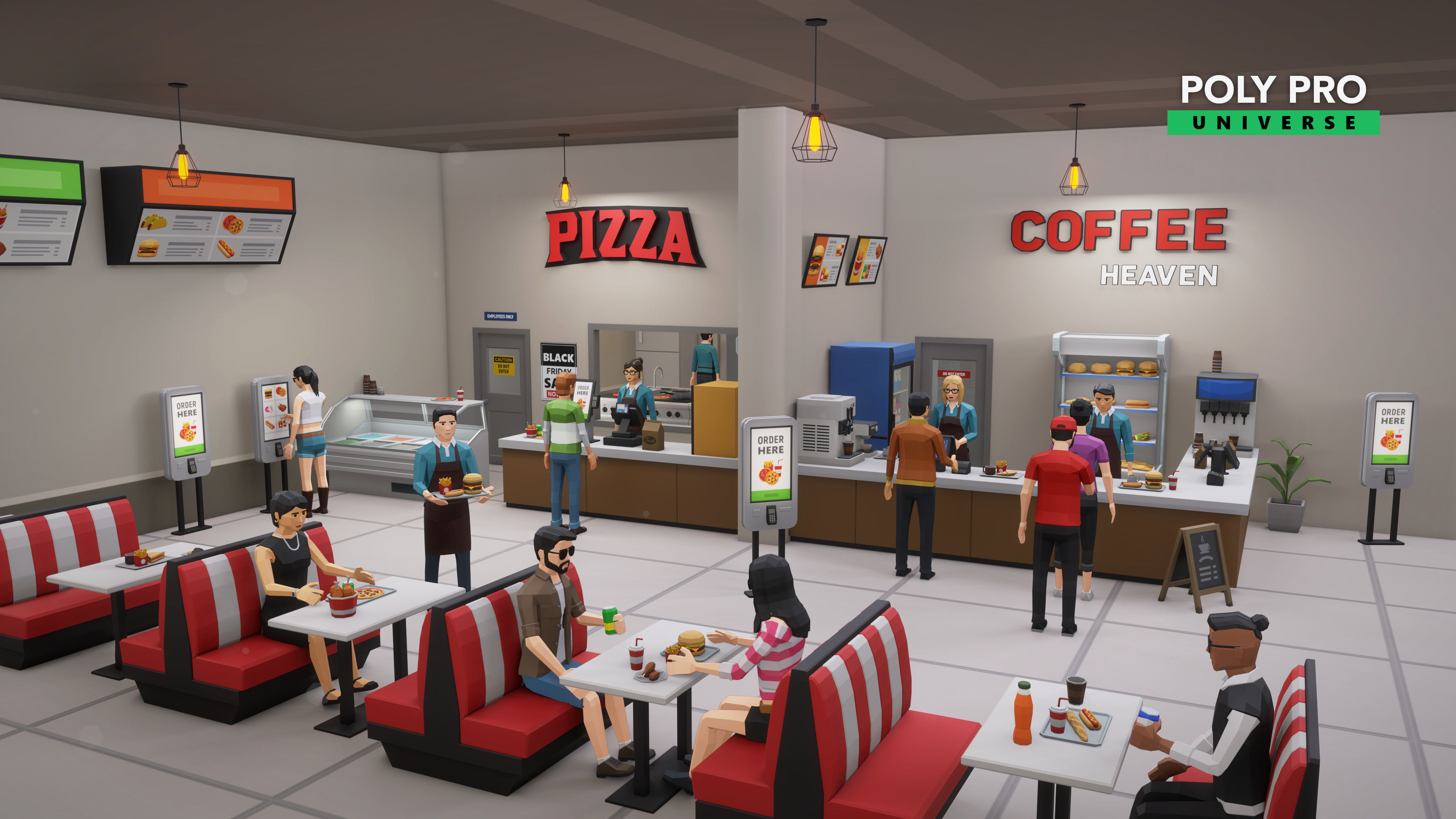 Poly Pro Universe - Low Poly City World Assets Low-poly 3D model_82