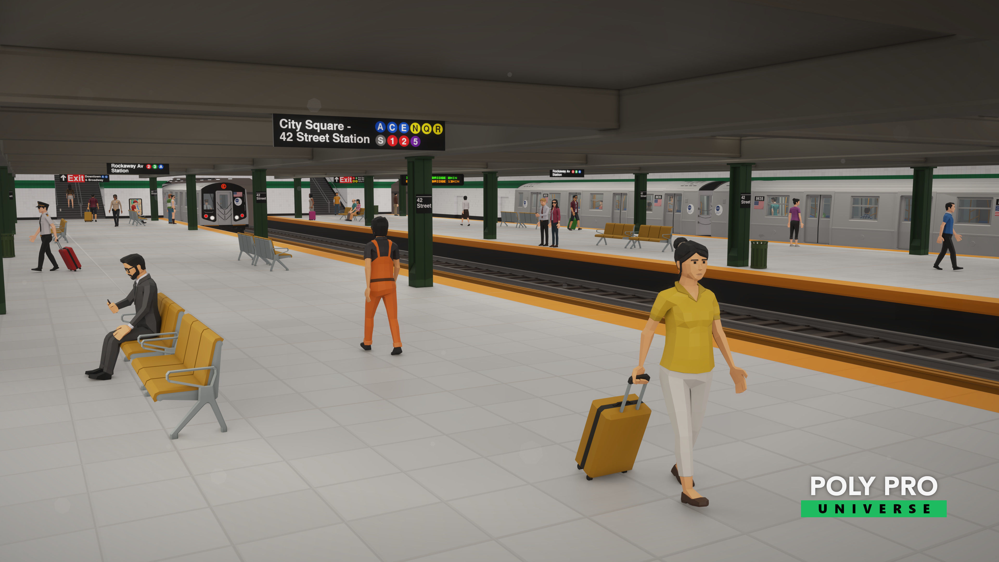 Poly Pro Universe - Low Poly City World Assets Low-poly 3D model_71