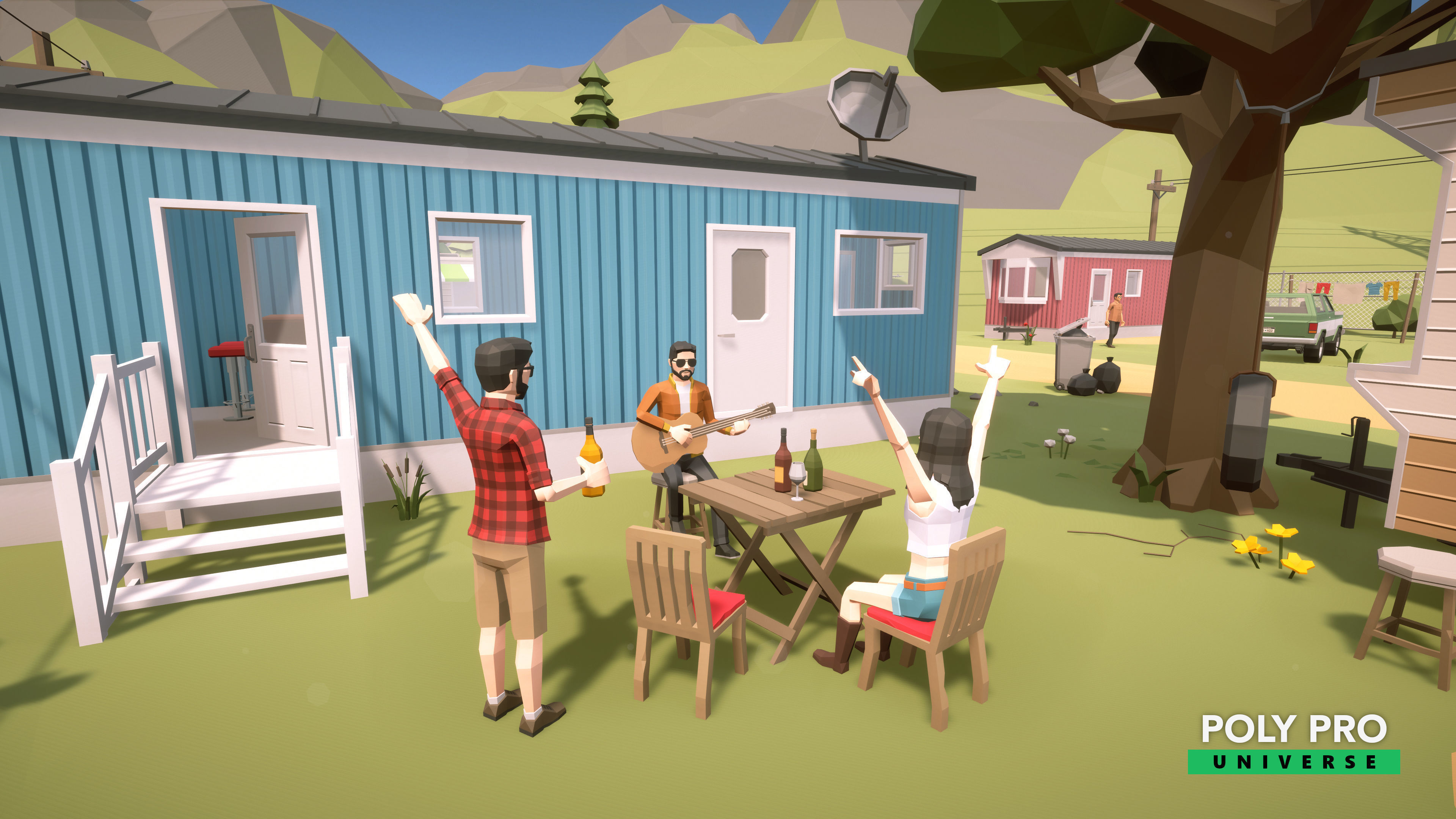 Poly Pro Universe - Low Poly City World Assets Low-poly 3D model_37