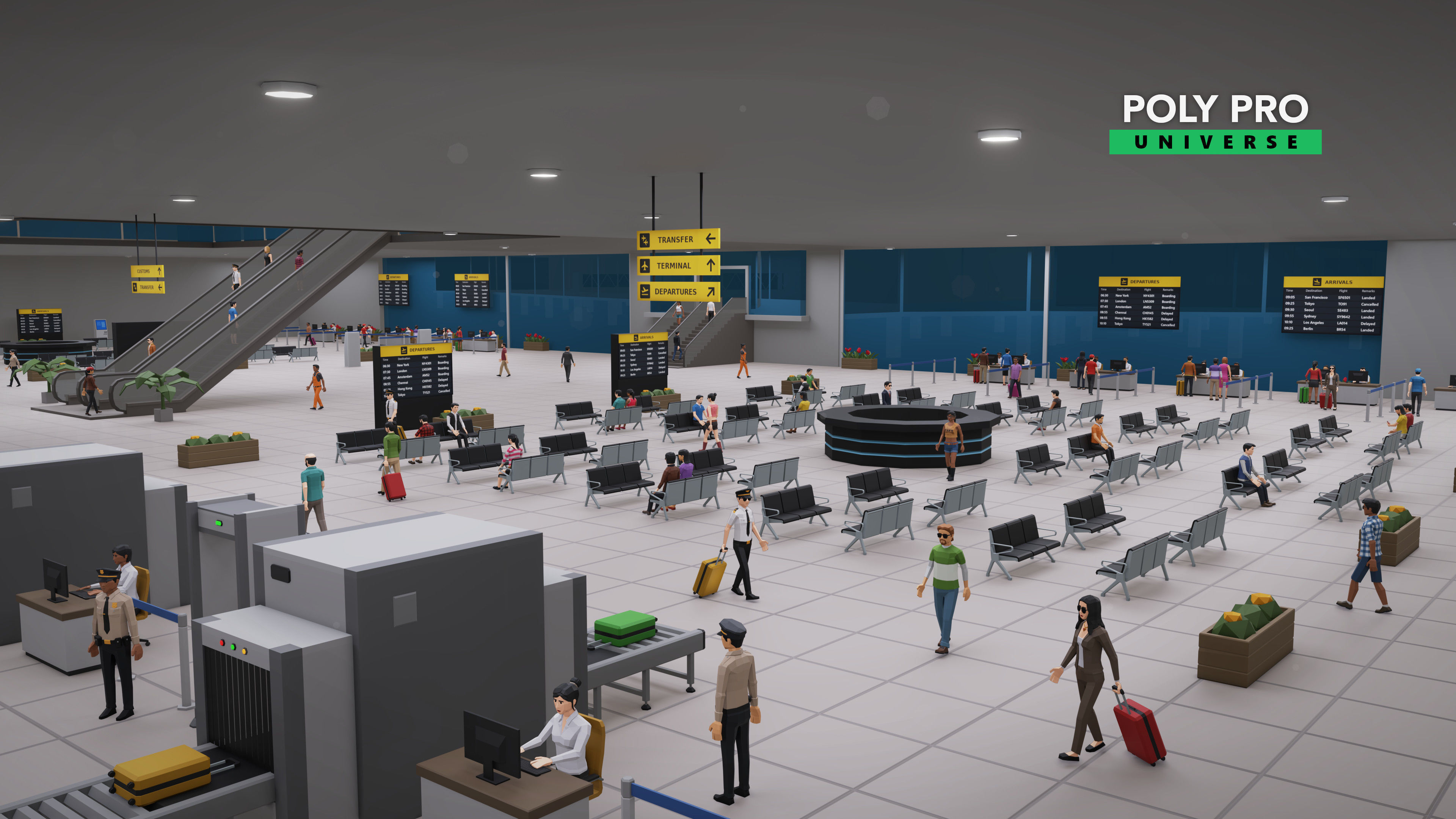 Poly Pro Universe - Low Poly City World Assets Low-poly 3D model_73