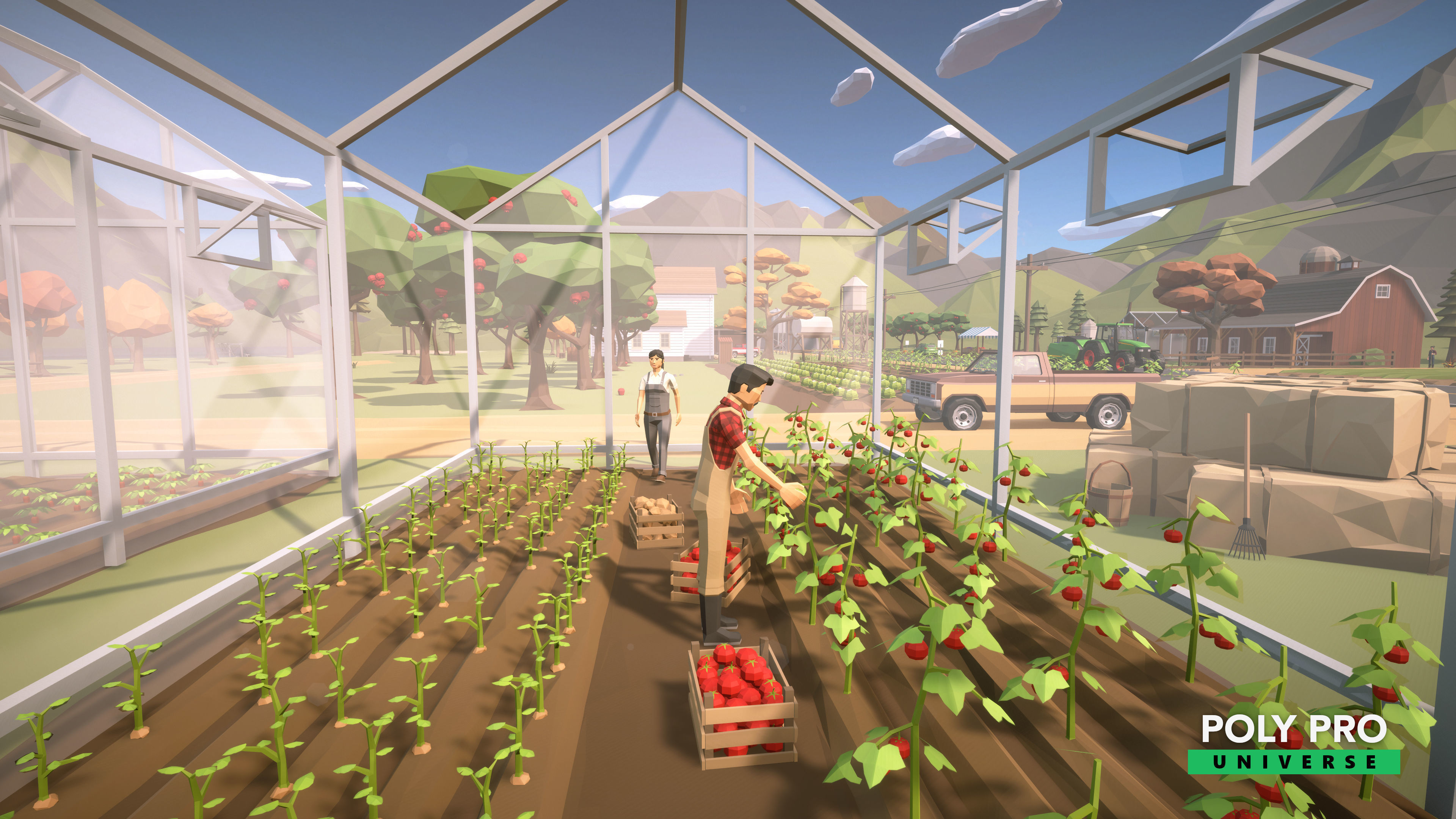 Poly Pro Universe - Low Poly City World Assets Low-poly 3D model_57