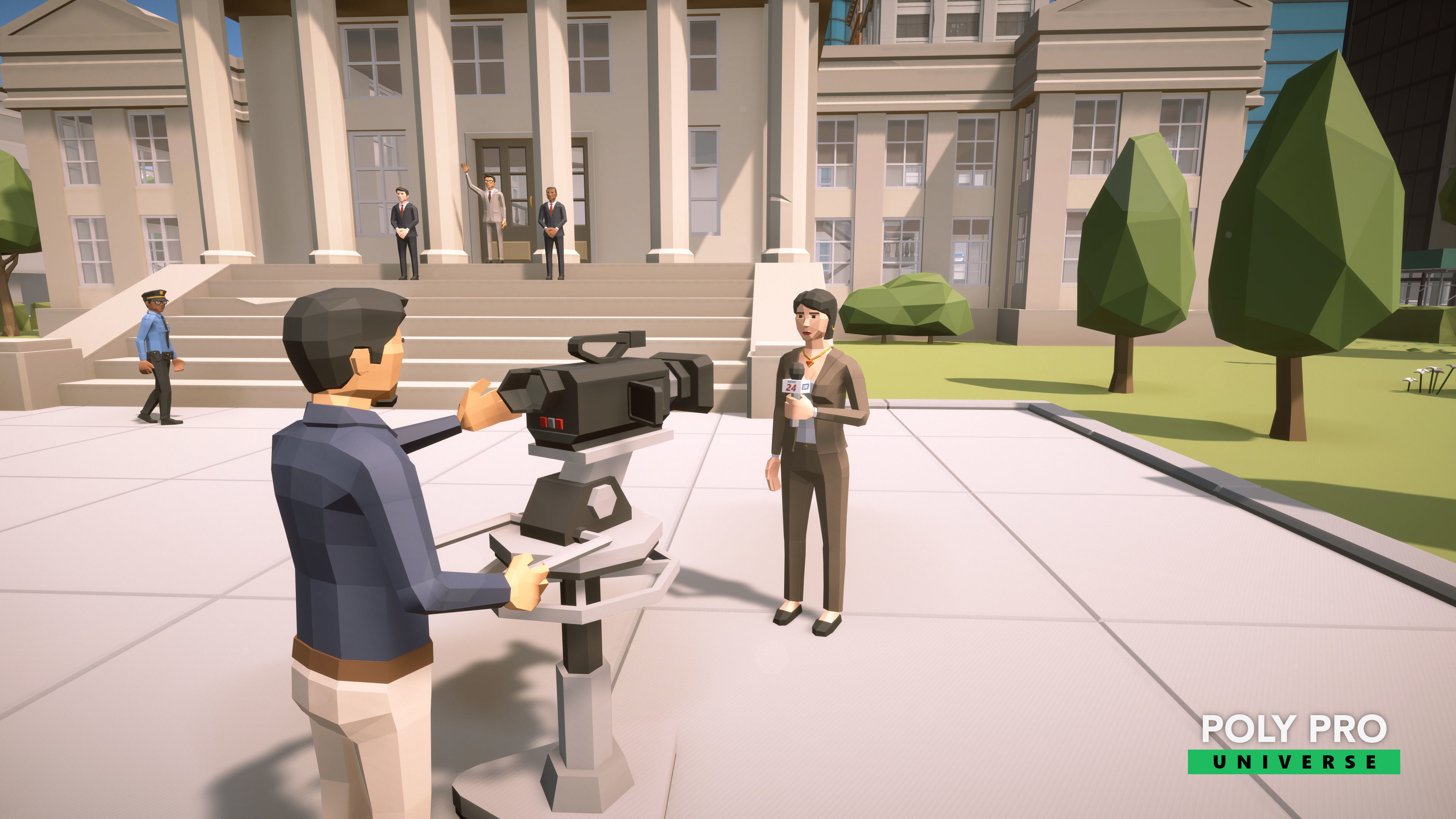 Poly Pro Universe - Low Poly City World Assets Low-poly 3D model_27