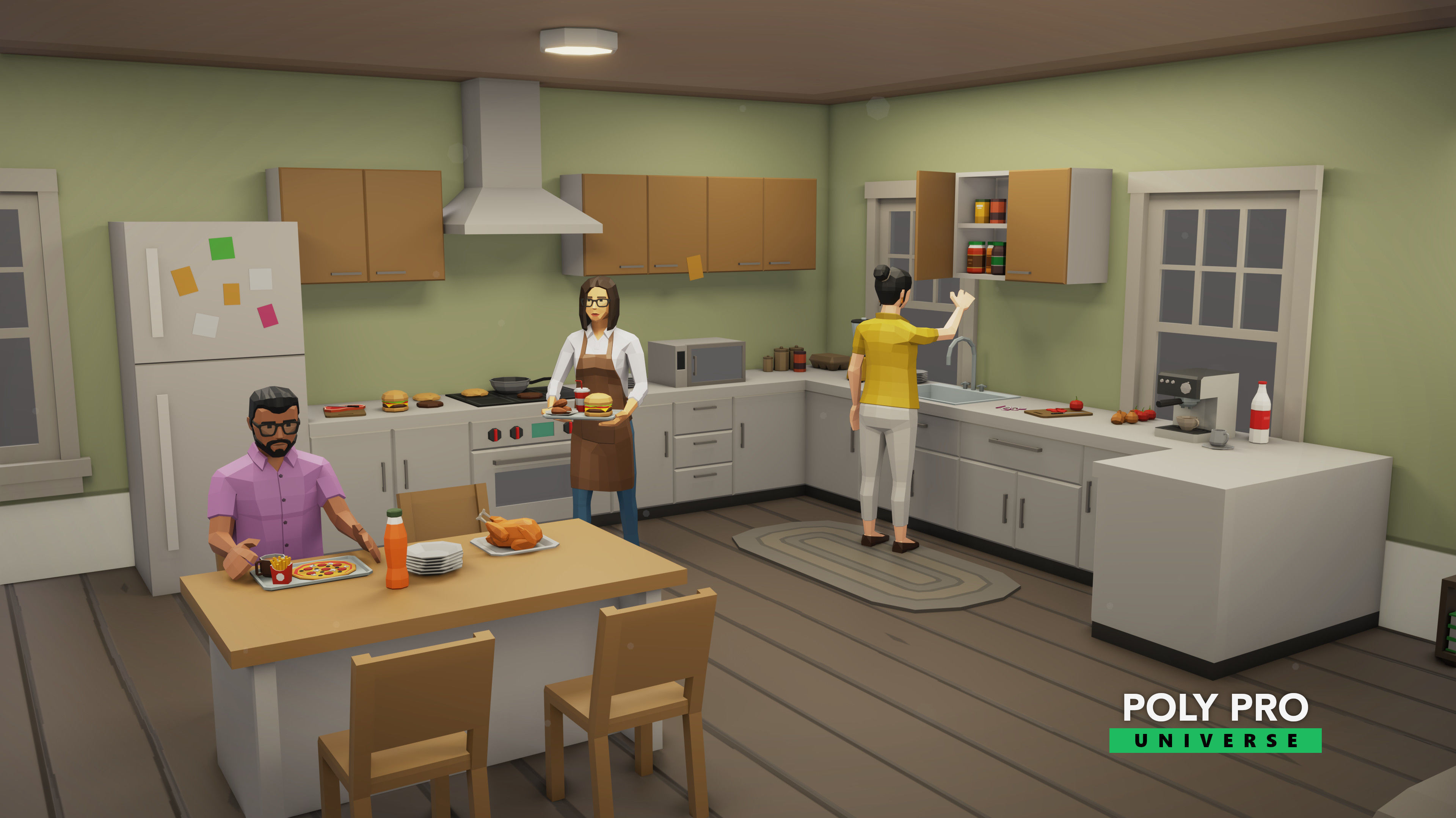 Poly Pro Universe - Low Poly City World Assets Low-poly 3D model_74