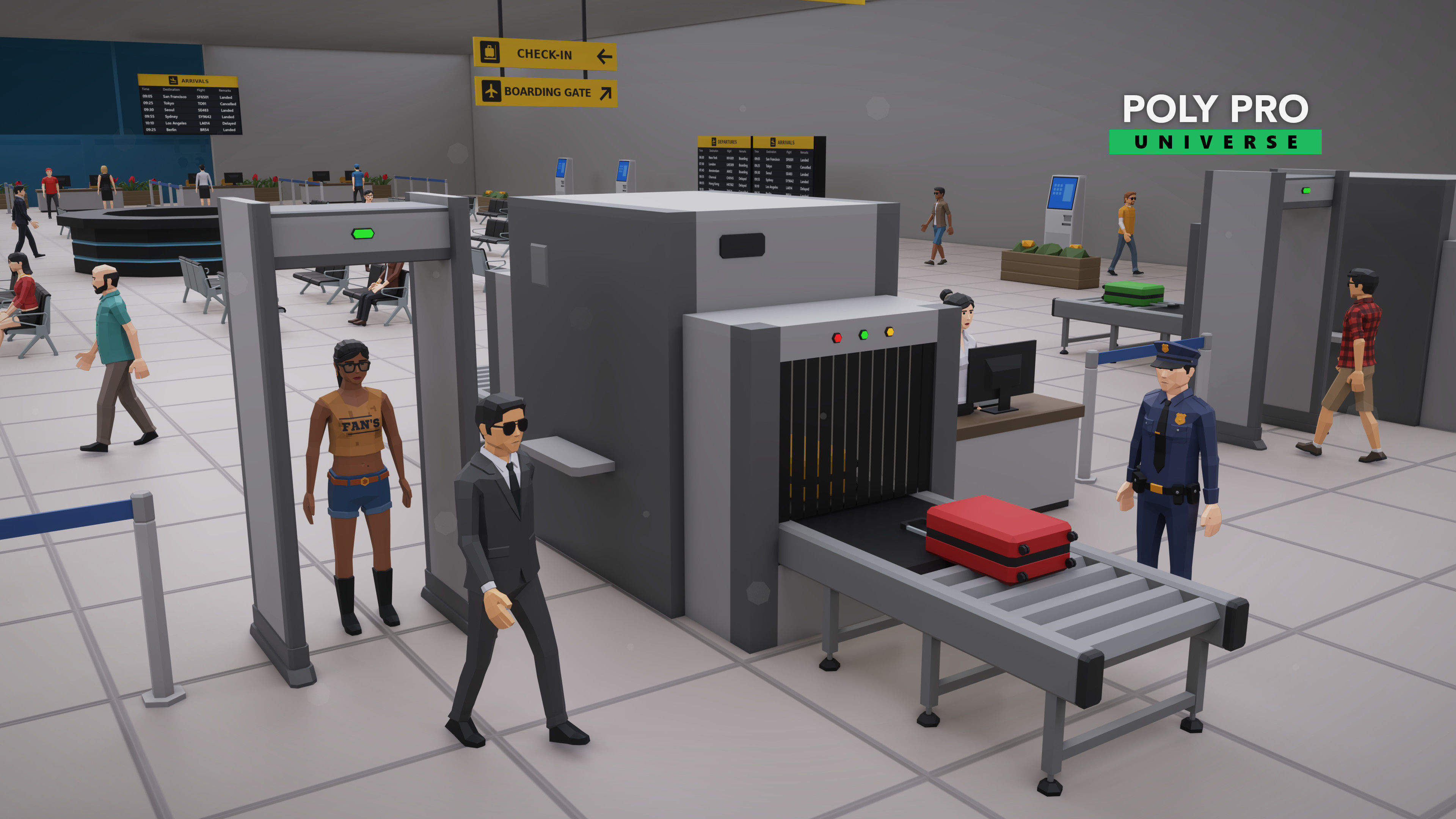 Poly Pro Universe - Low Poly City World Assets Low-poly 3D model_72