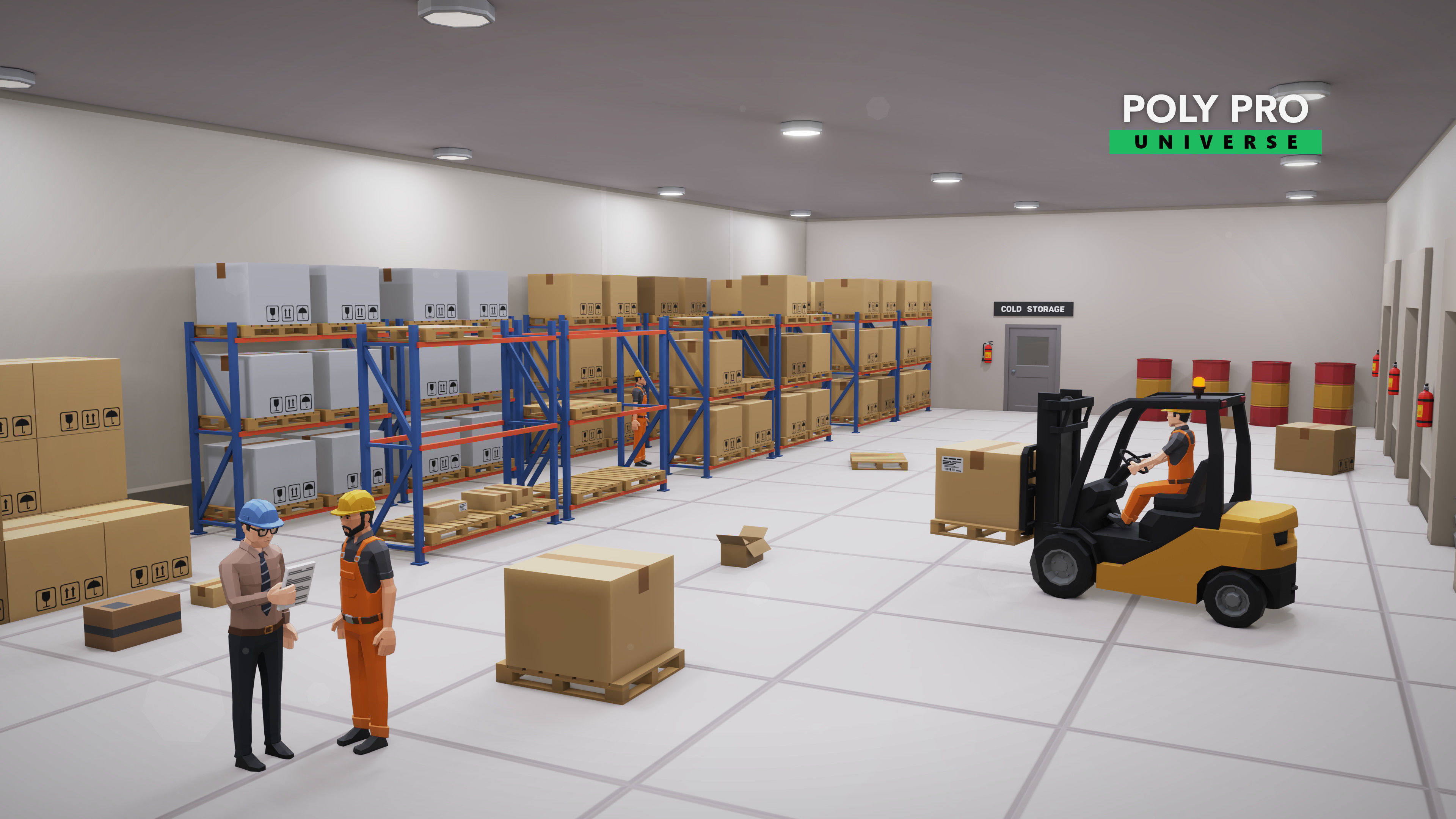 Poly Pro Universe - Low Poly City World Assets Low-poly 3D model_89