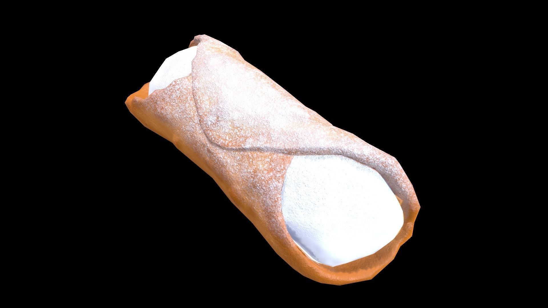 CannolisPlain Low-poly 3D model_6