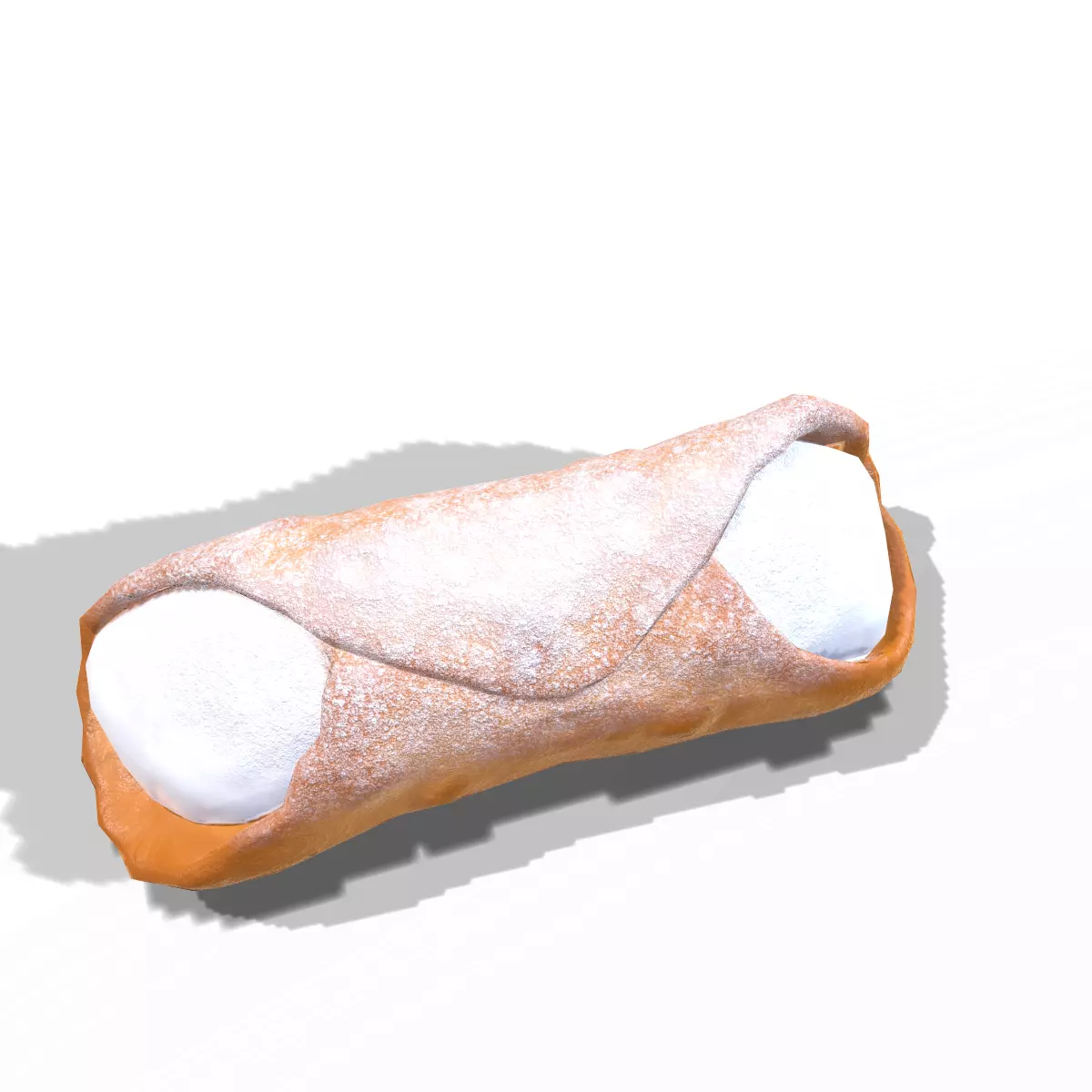 CannolisPlain Low-poly 3D model_0
