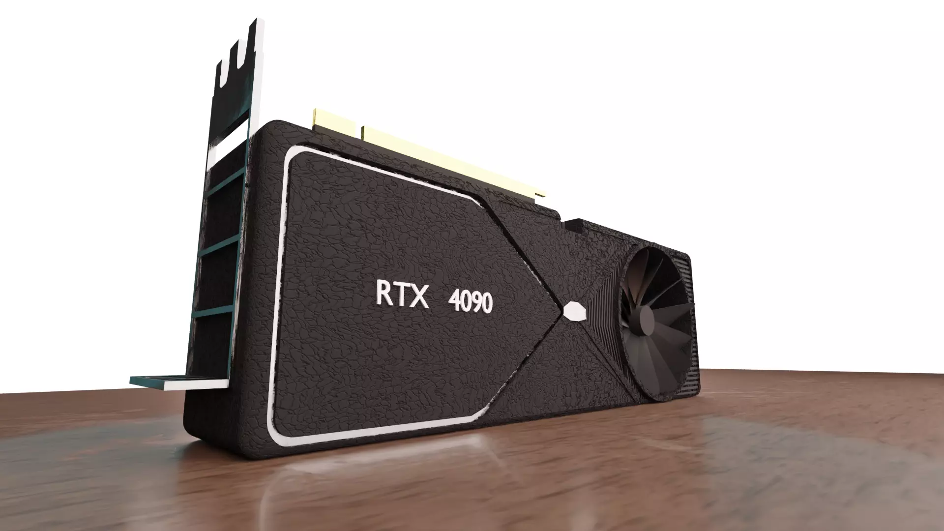 Rtx 4090 model or at least smth close to that i duuno Free low-poly 3D model_0