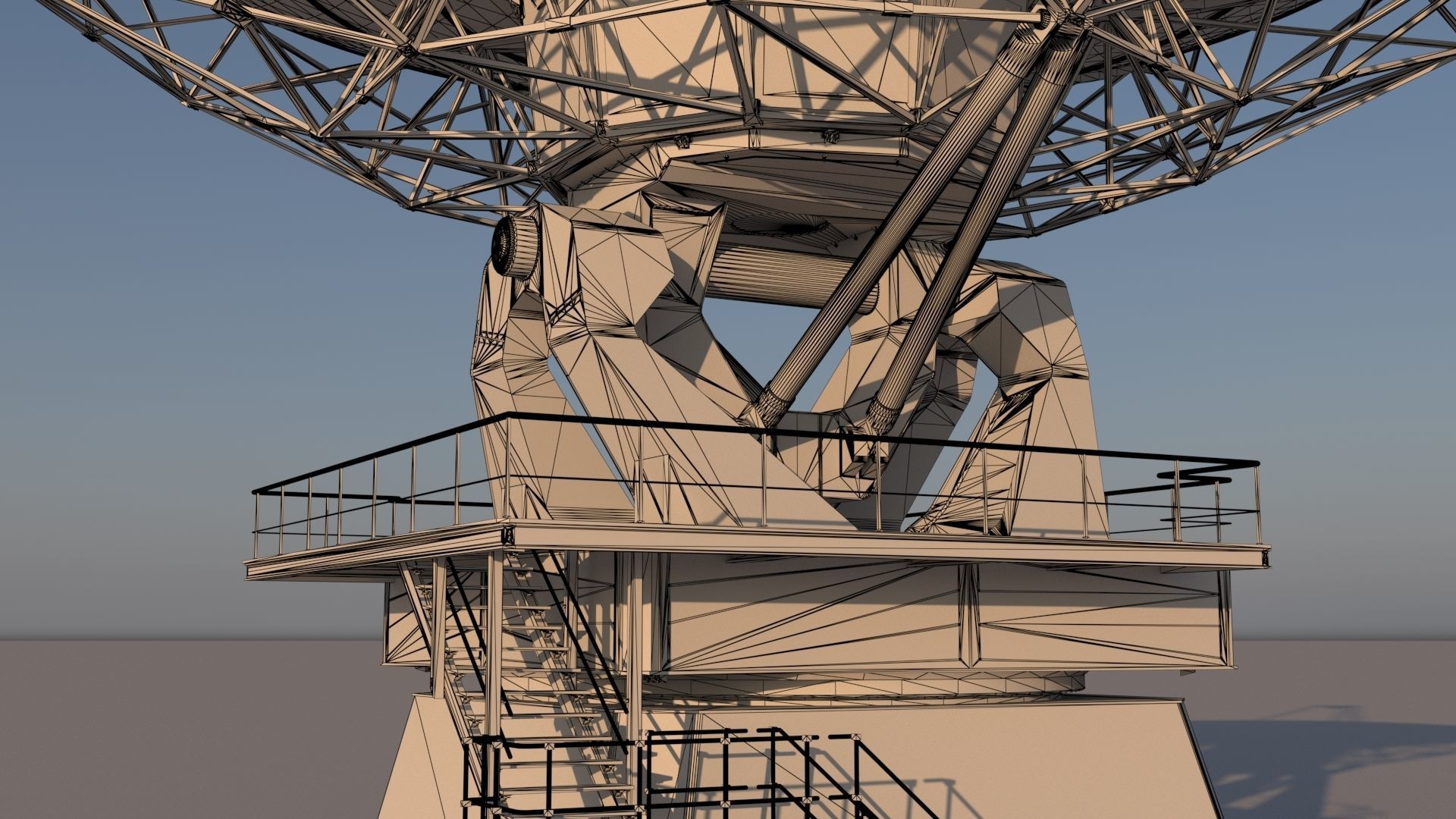 satellite dish 3D model_22