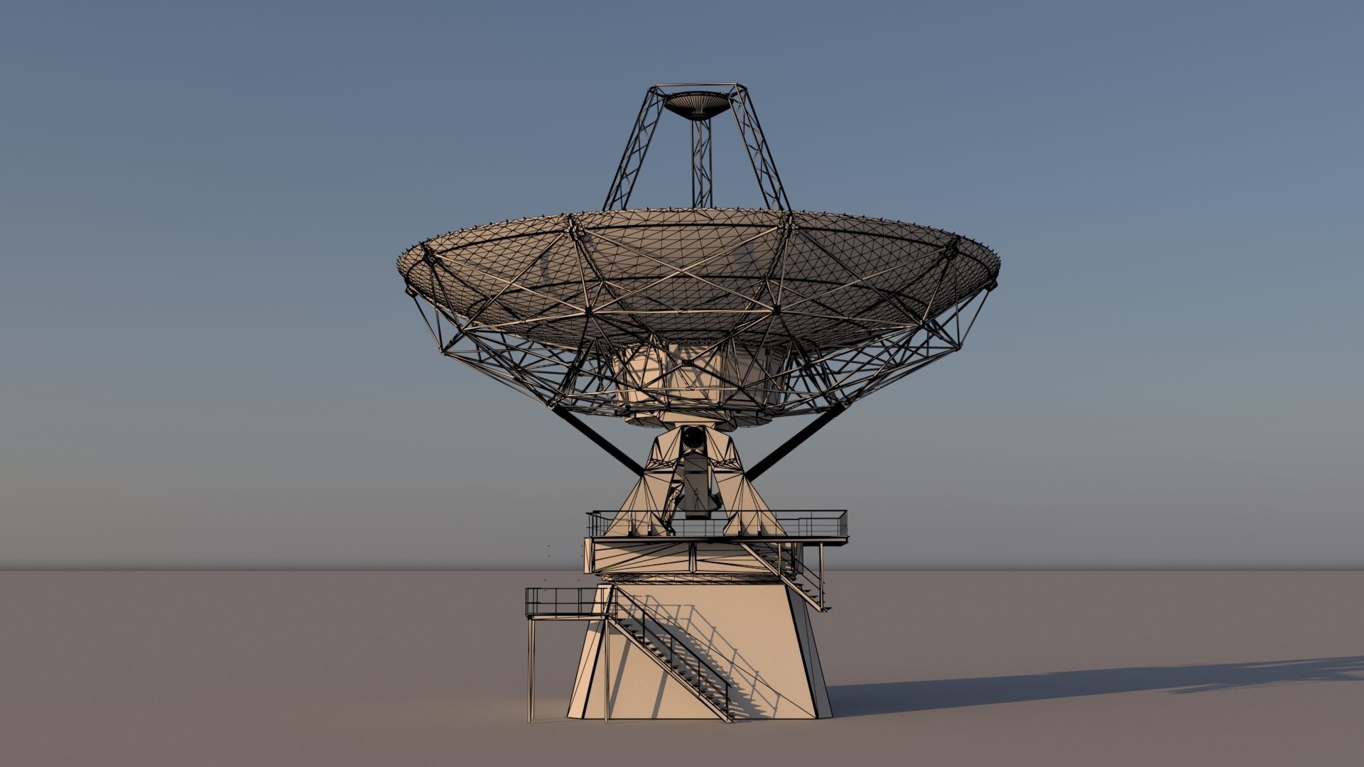 satellite dish 3D model_32