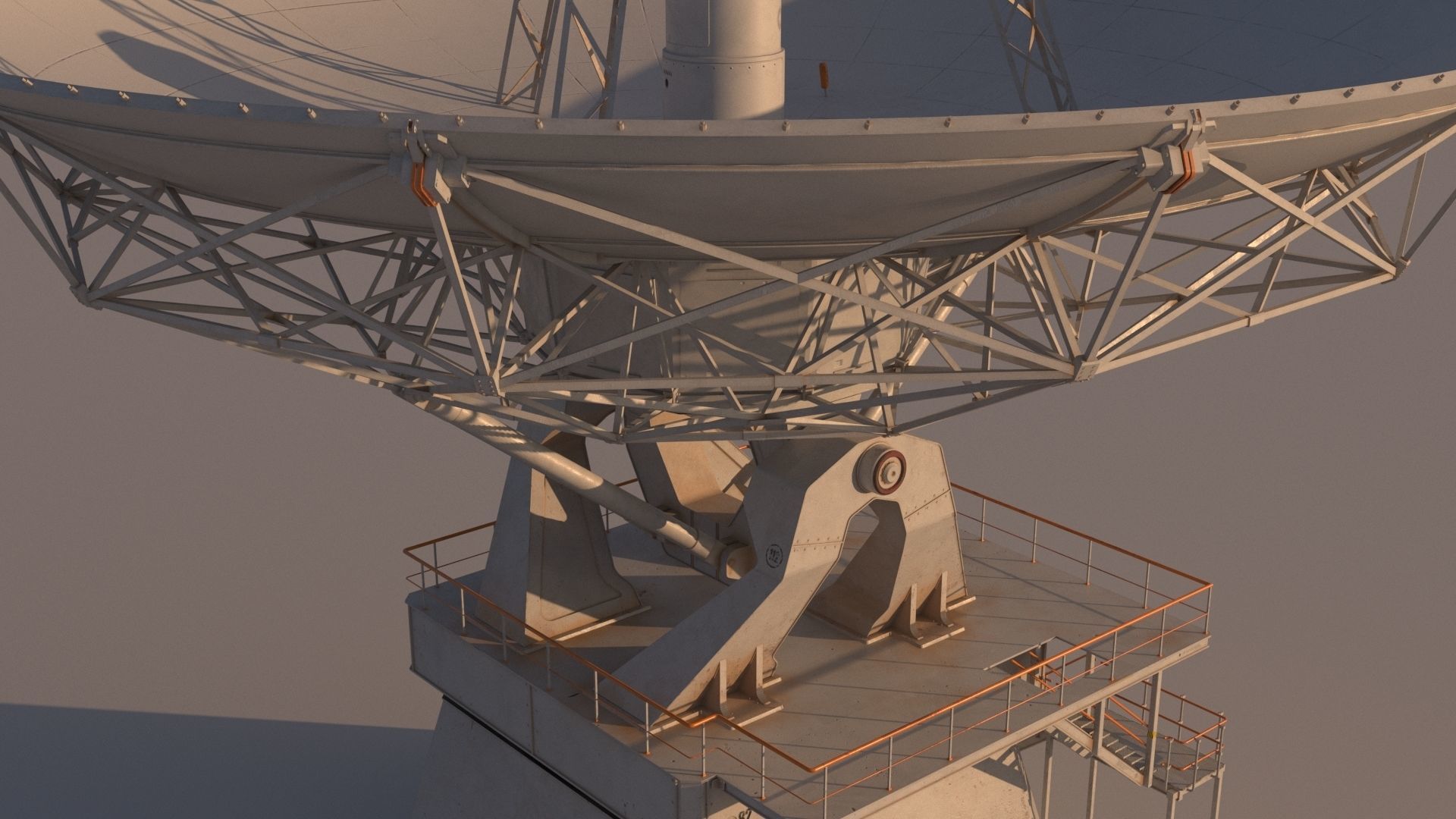 satellite dish 3D model_3