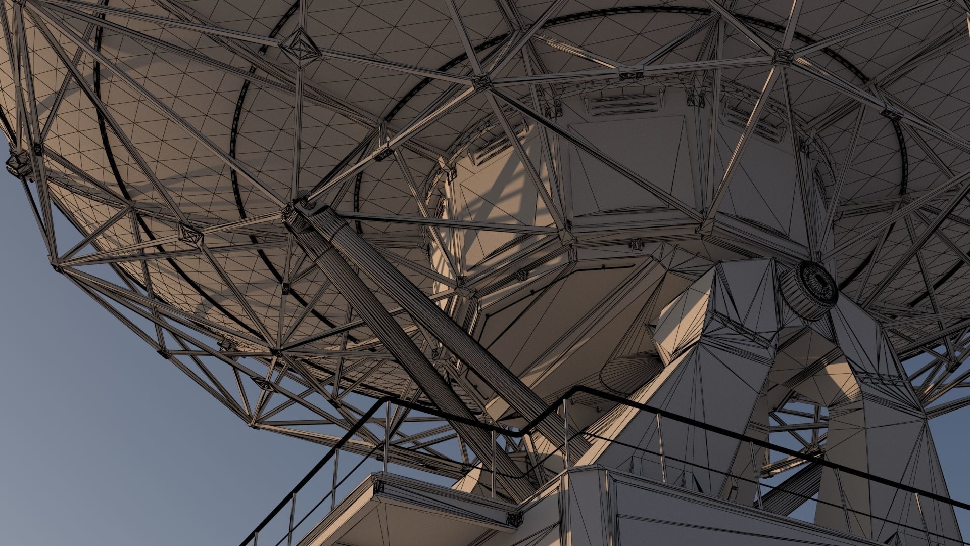 satellite dish 3D model_26