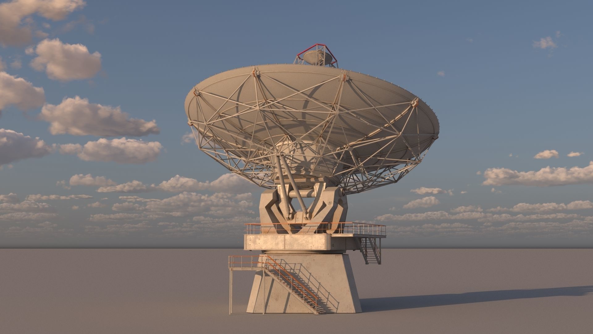 satellite dish 3D model_18