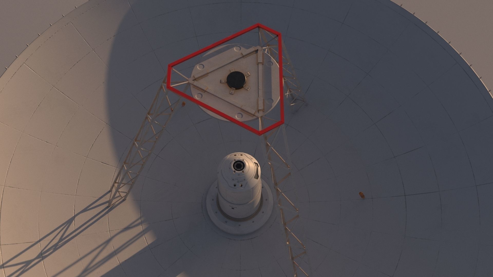 satellite dish 3D model_7