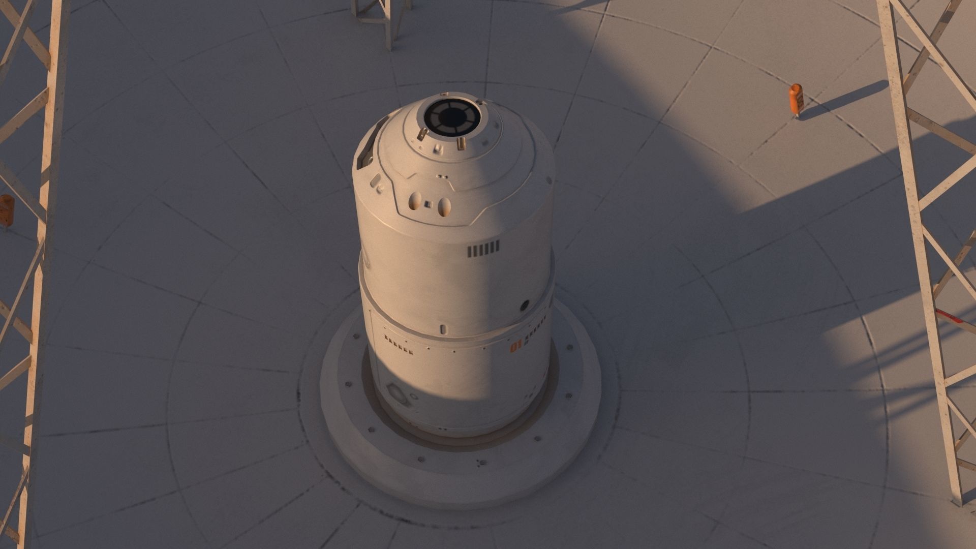 satellite dish 3D model_6