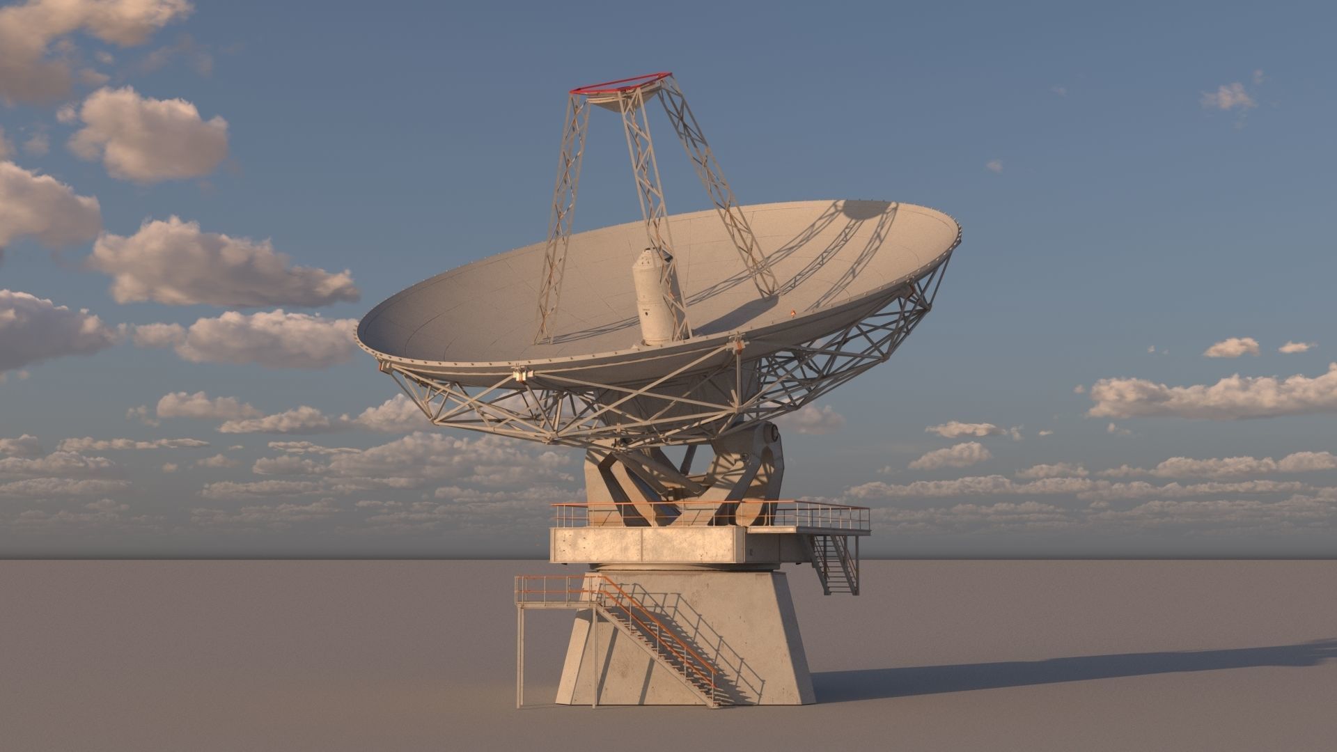 satellite dish 3D model_15