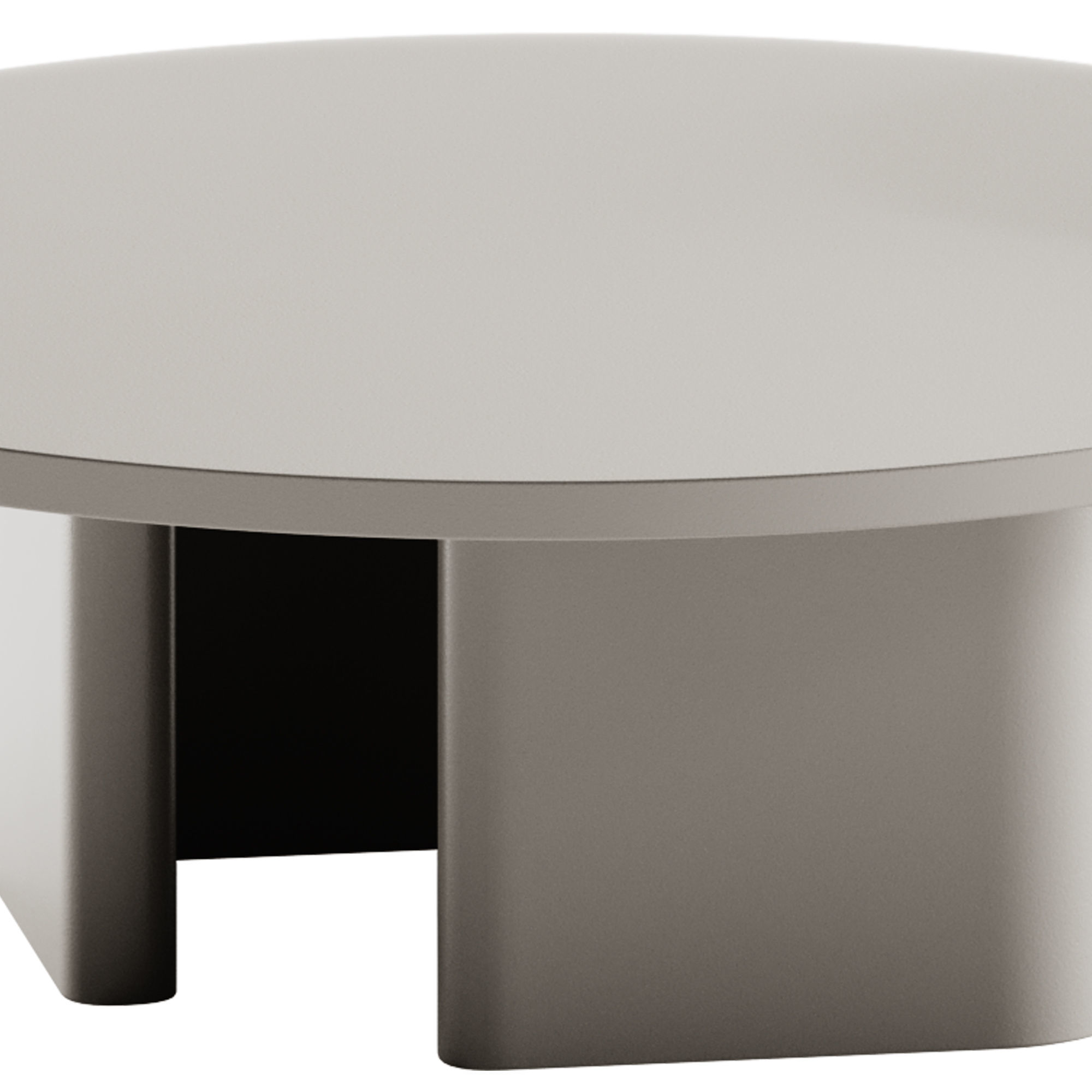 RO ND Colored Coffee Table by DE CI 3D model_2