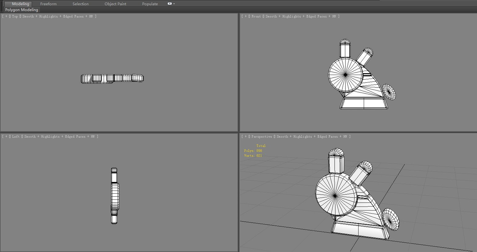 Animal shape blocks -  Blue Rabbit toys Low-poly 3D model_6