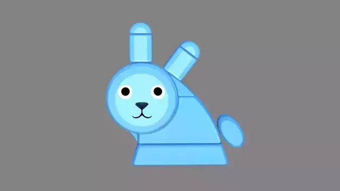 Animal shape blocks -  Blue Rabbit toys