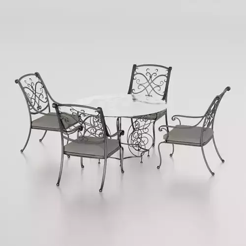 Outdoor Seating Set 3D model