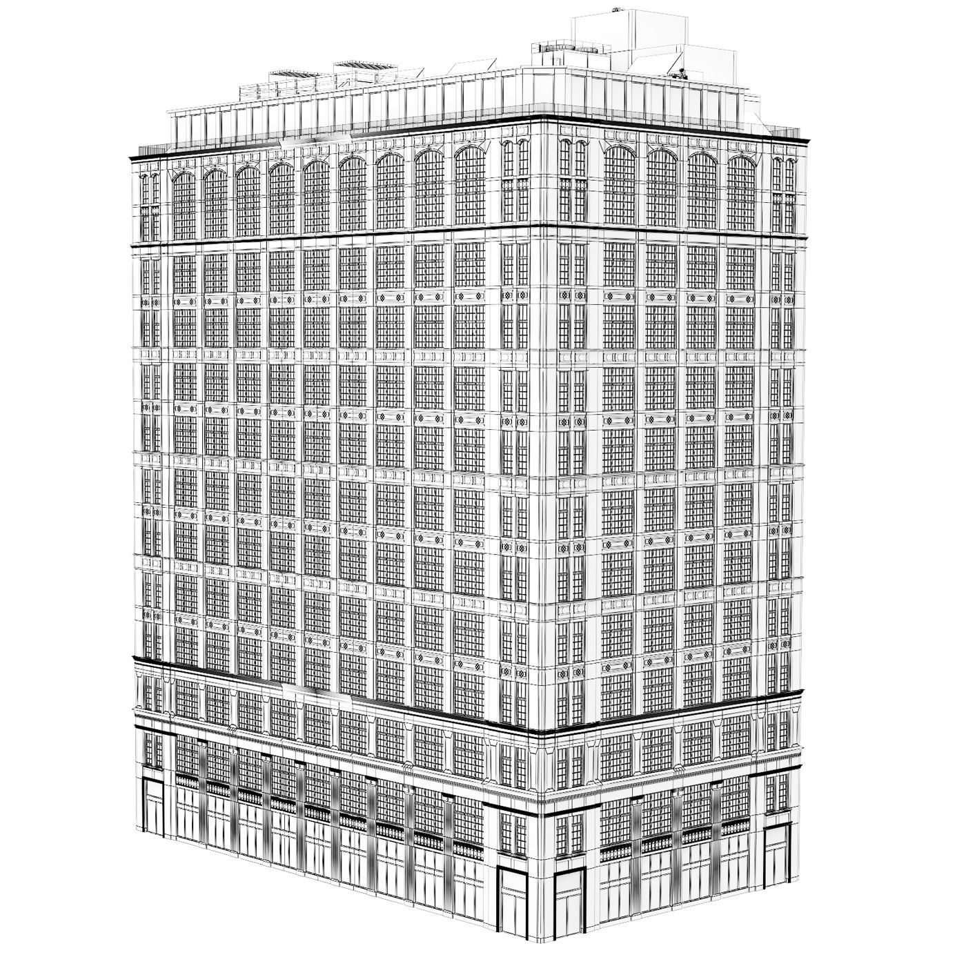 Building 475 10th Ave New York 3D model_5
