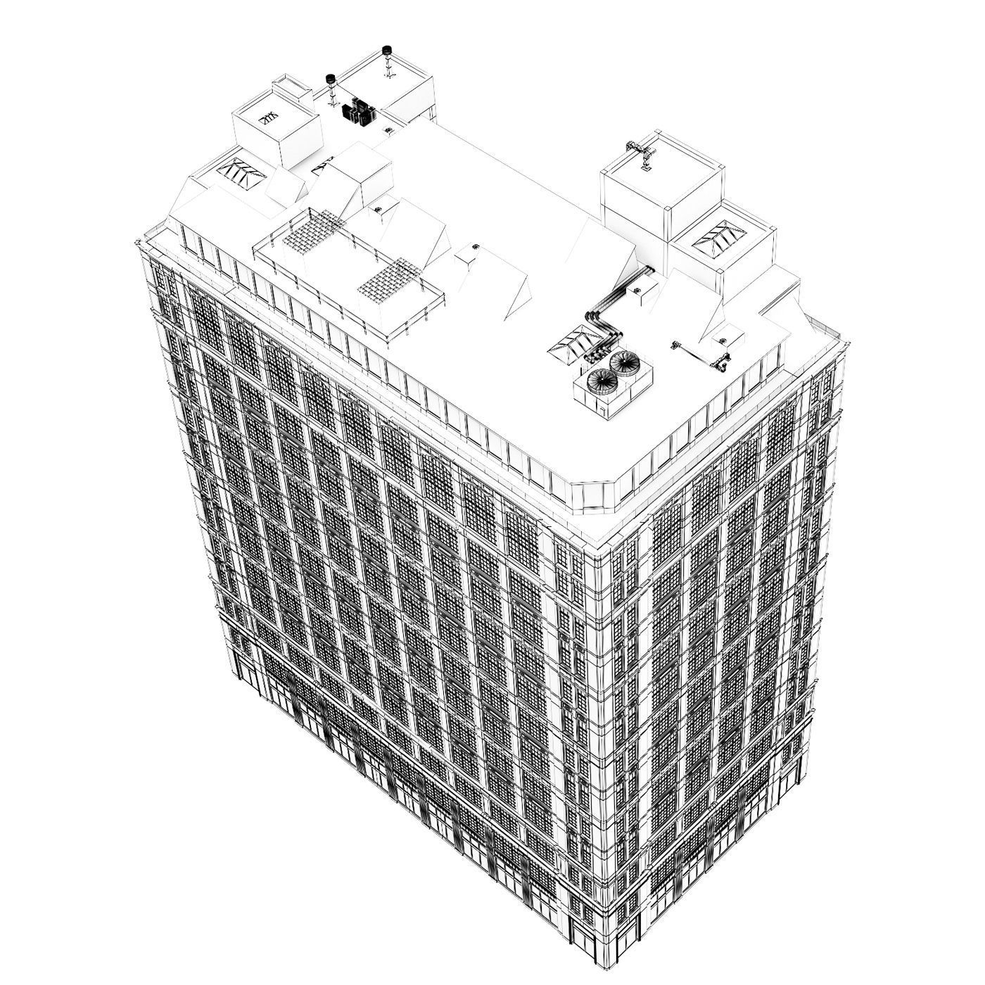 Building 475 10th Ave New York 3D model_6