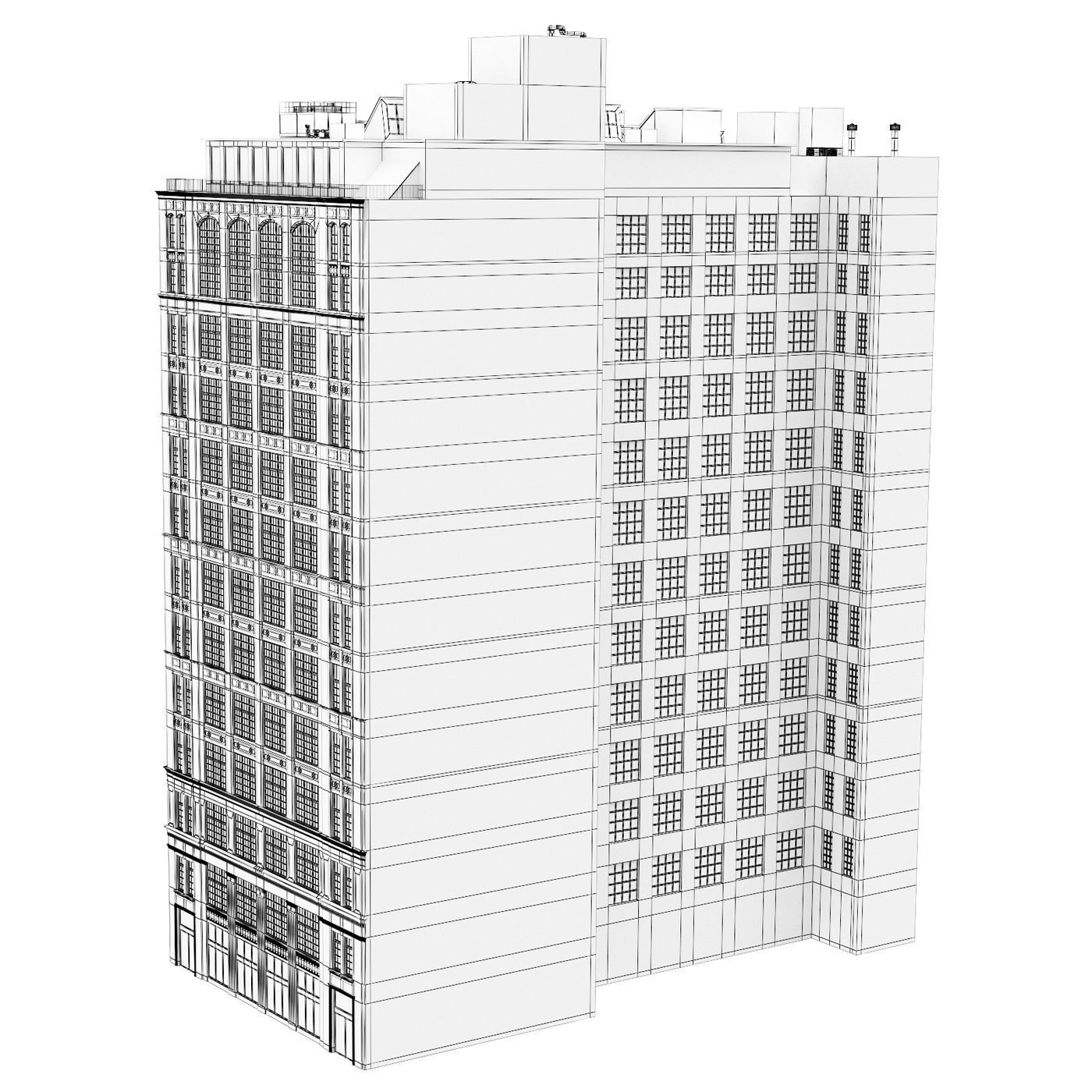 Building 475 10th Ave New York 3D model_8