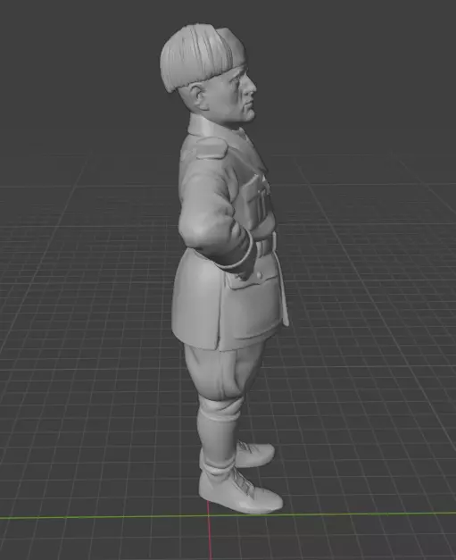 Benito Mussolini 3D print model_14