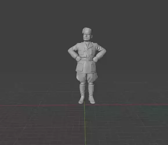 Benito Mussolini 3D print model