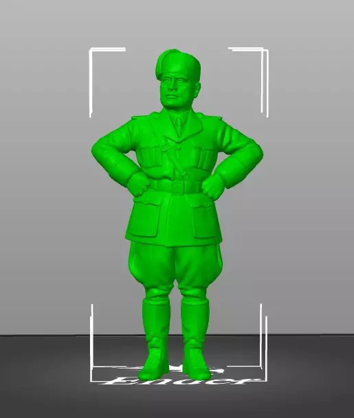 Benito Mussolini 3D print model_7