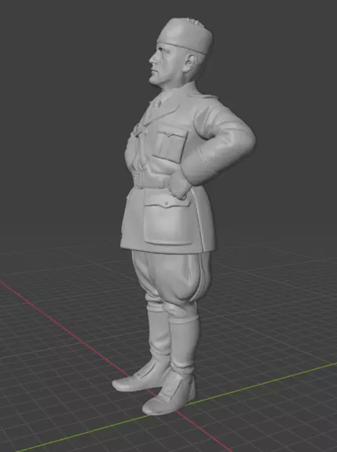 Benito Mussolini 3D print model_15