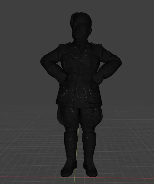 Benito Mussolini 3D print model_26
