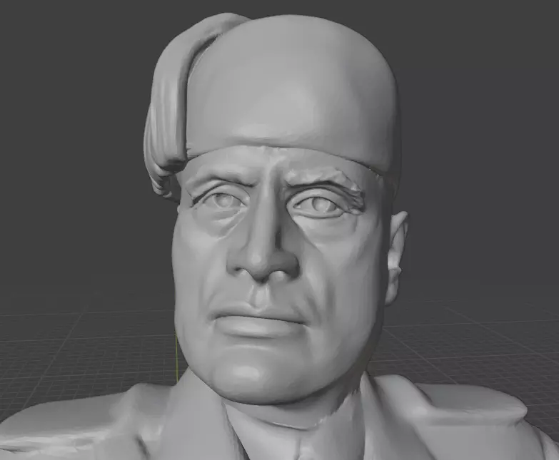 Benito Mussolini 3D print model_23