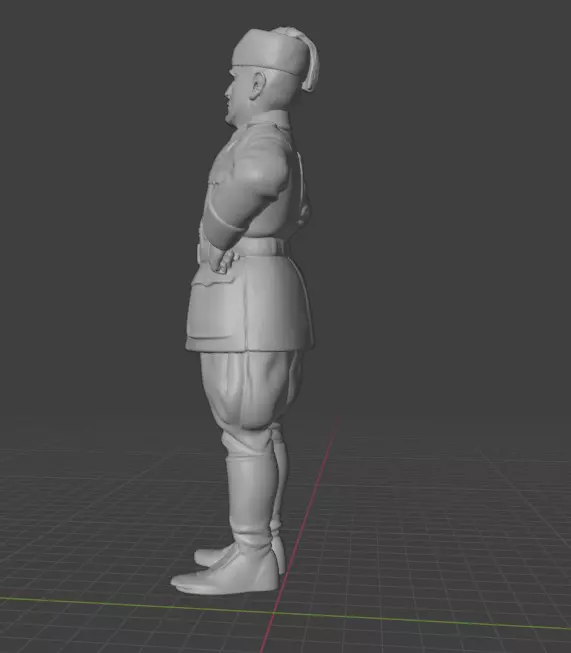 Benito Mussolini 3D print model_17
