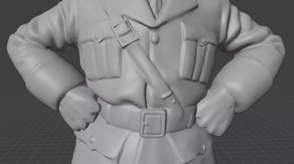 Benito Mussolini 3D print model_2