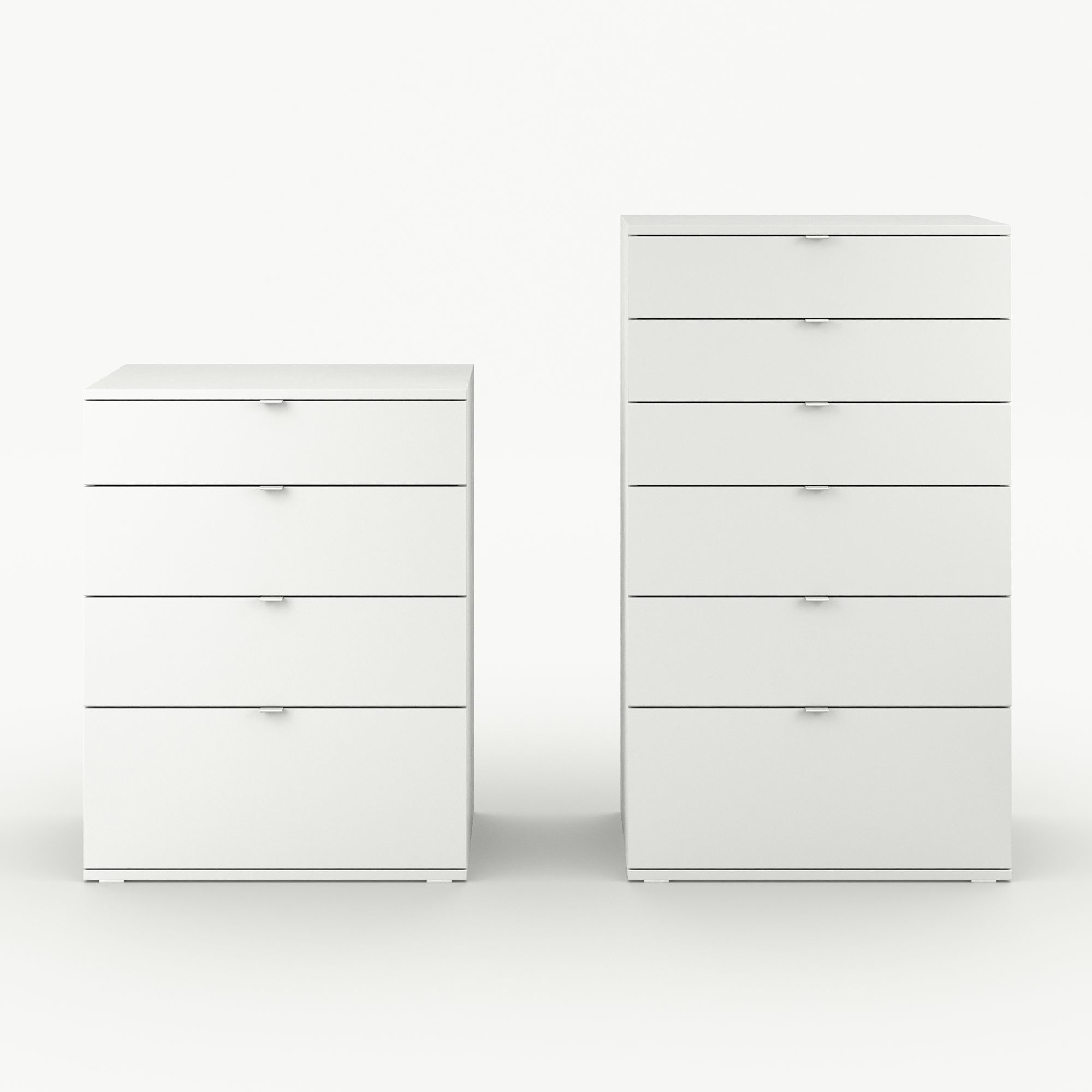 Ikea VIHALS drawers set 3D model_2