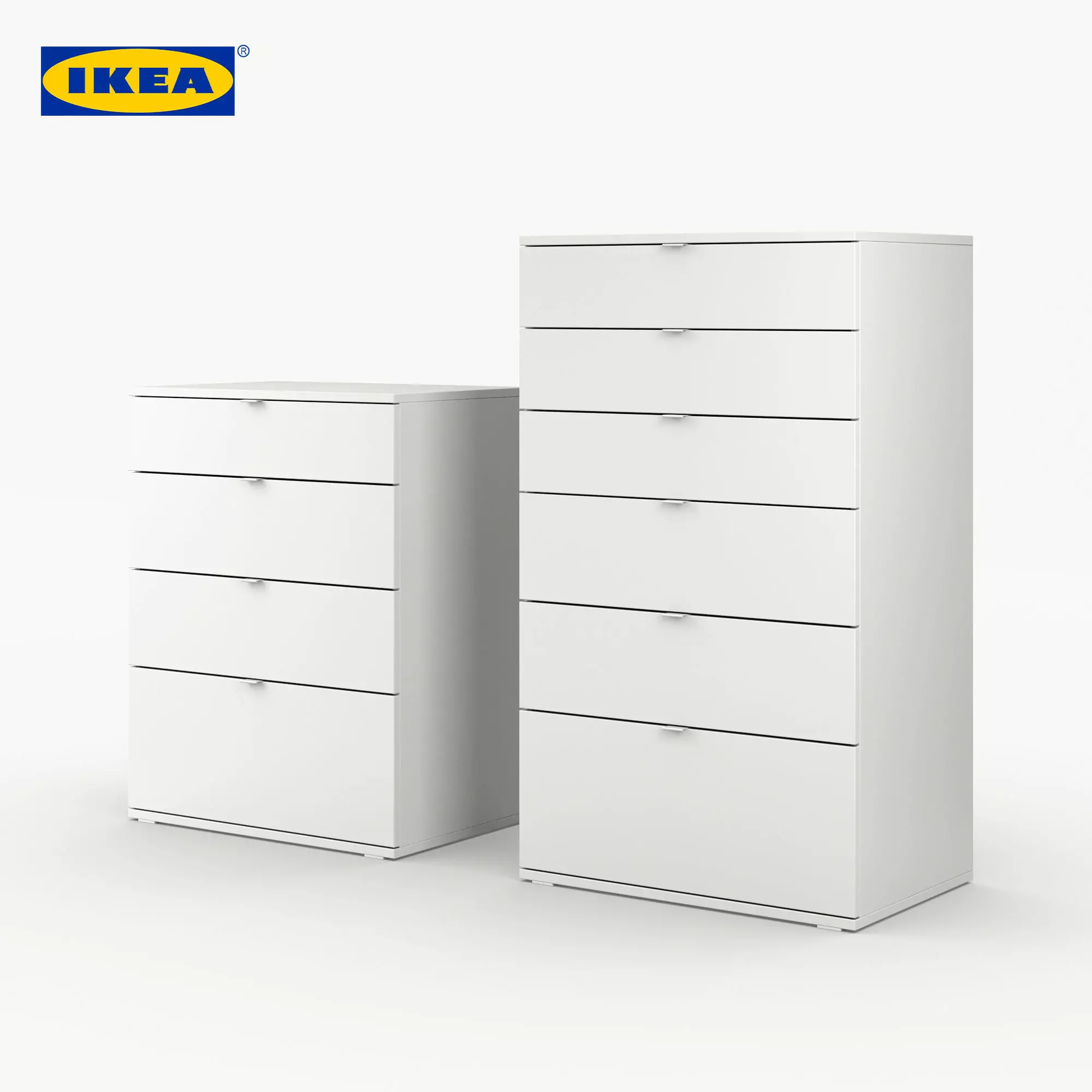 Ikea VIHALS drawers set 3D model_0