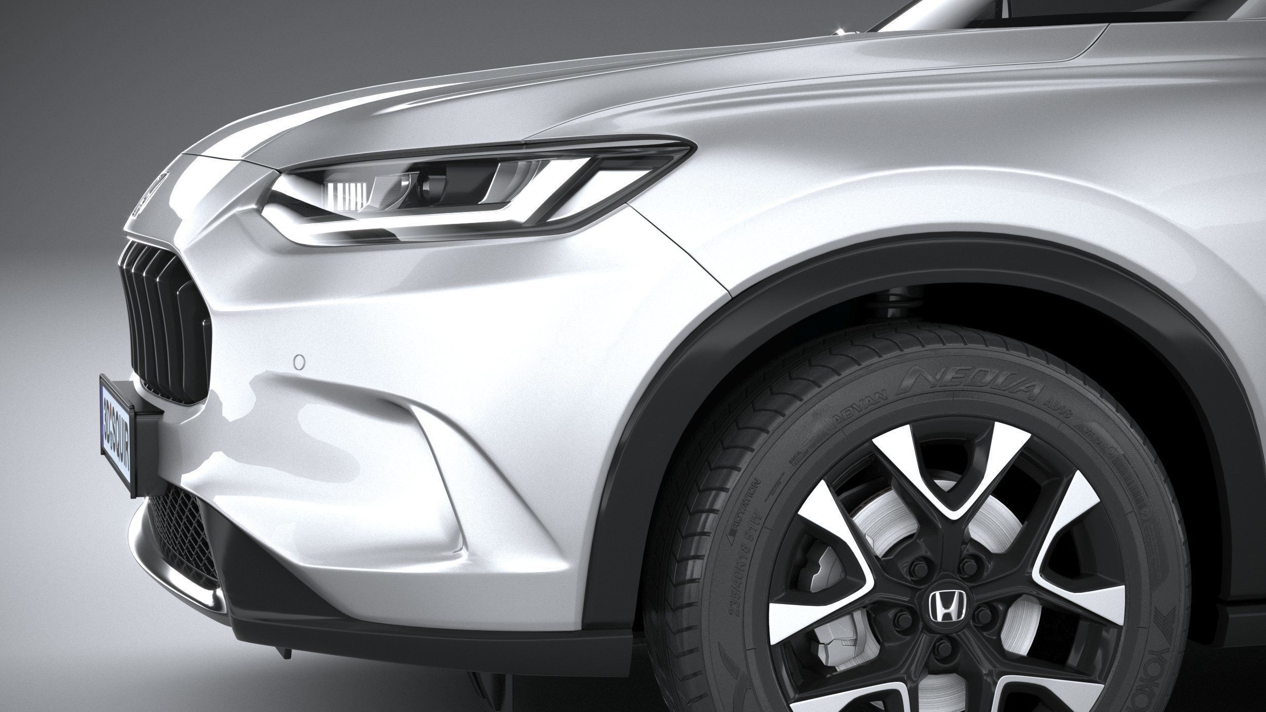 Acura ZR-V base 2024 3D model_3