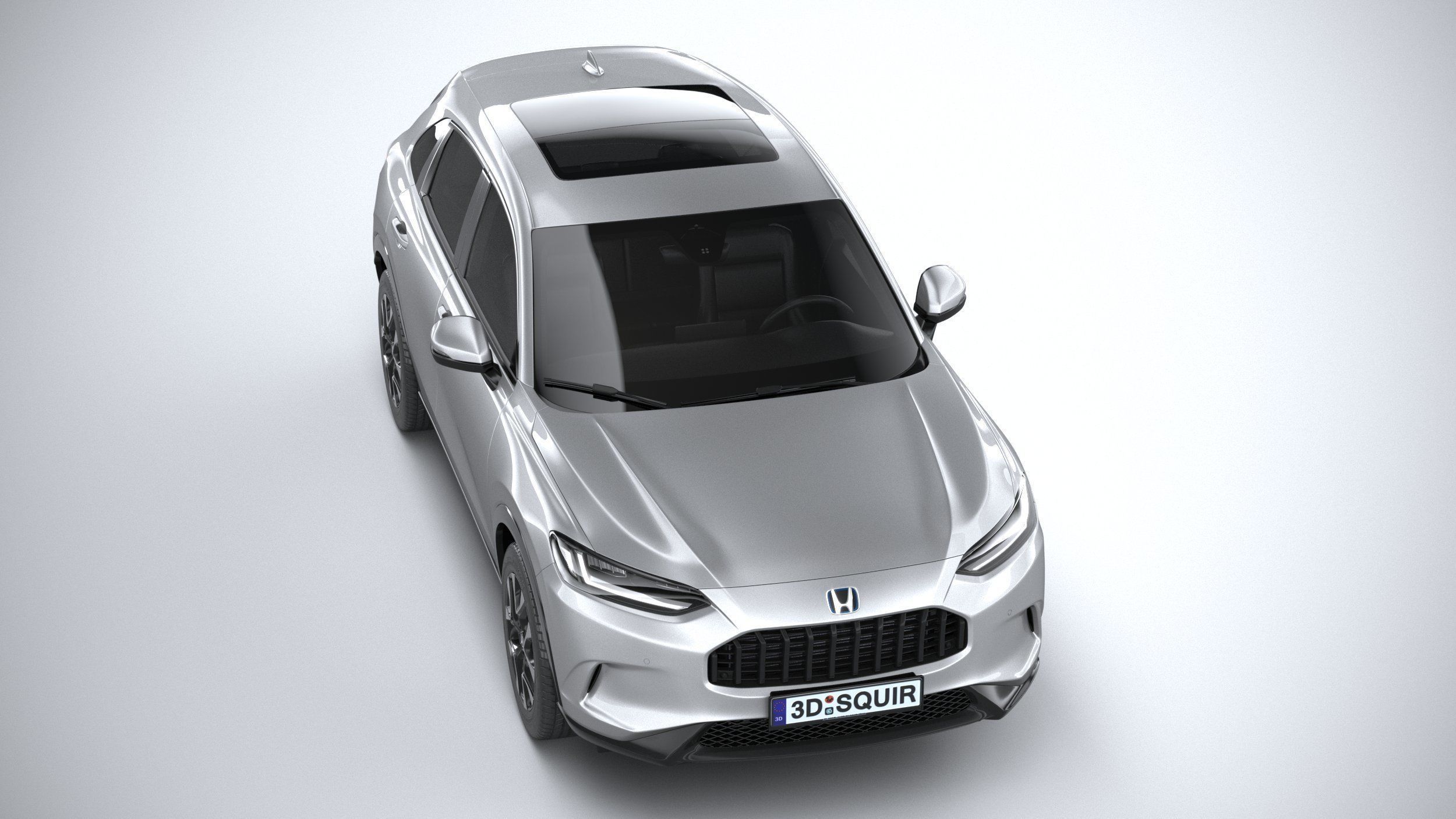 Acura ZR-V base 2024 3D model_12