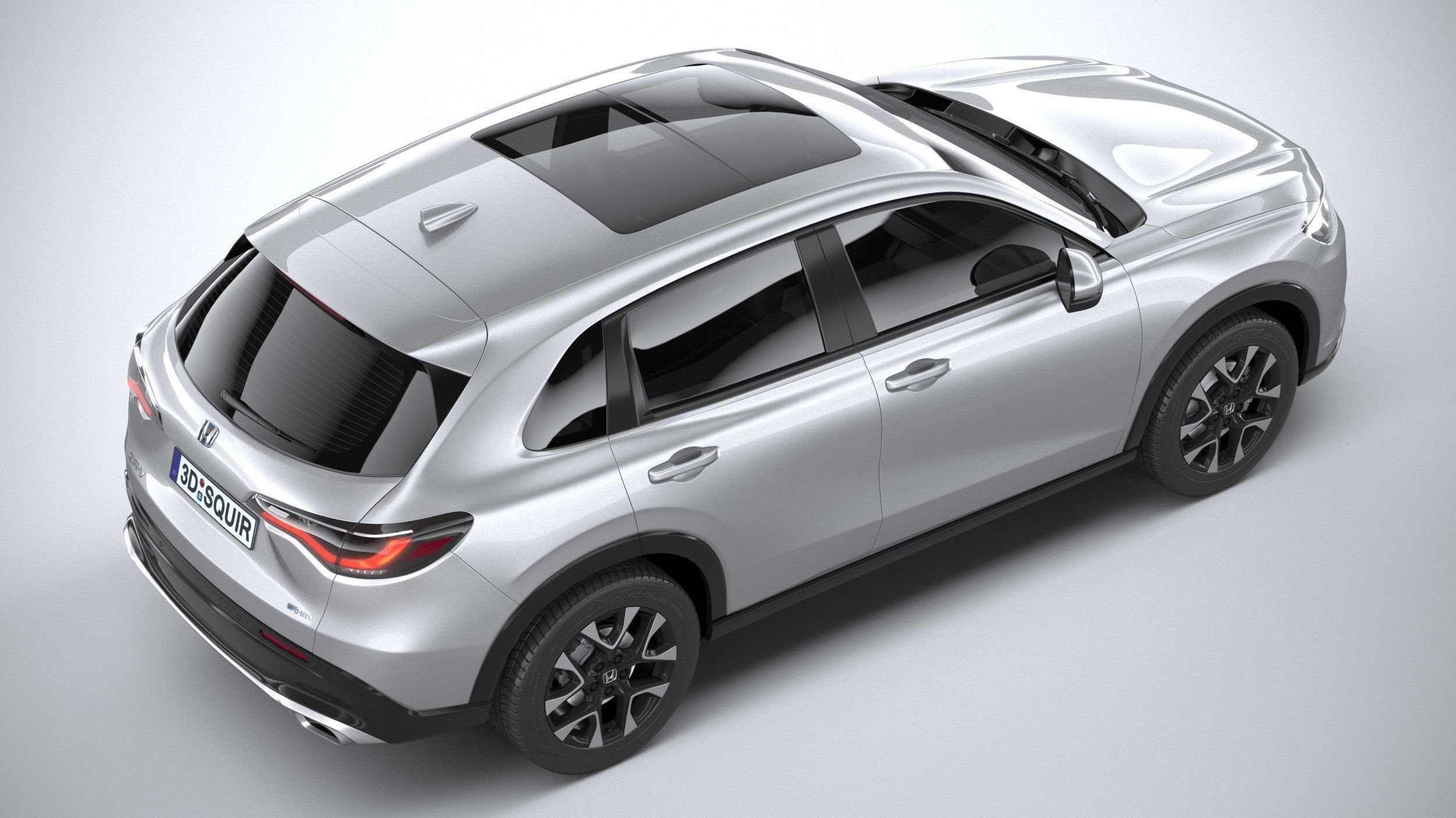 Acura ZR-V base 2024 3D model_10